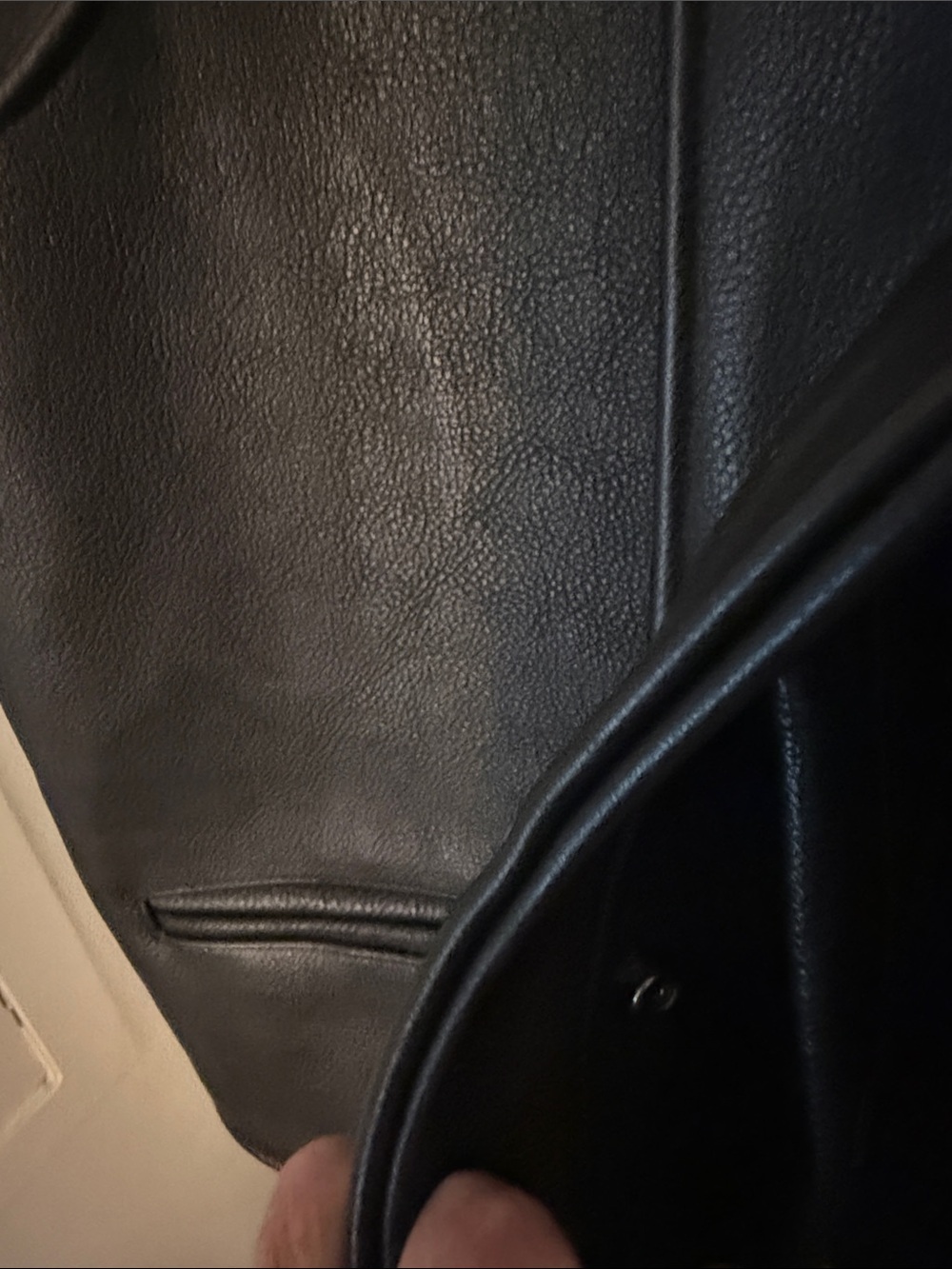 BRANDED Classic Black Leather Men's Vest - Unbranded - Picture 8 of 10